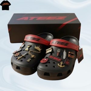 Ateez Band Crocs With Charms