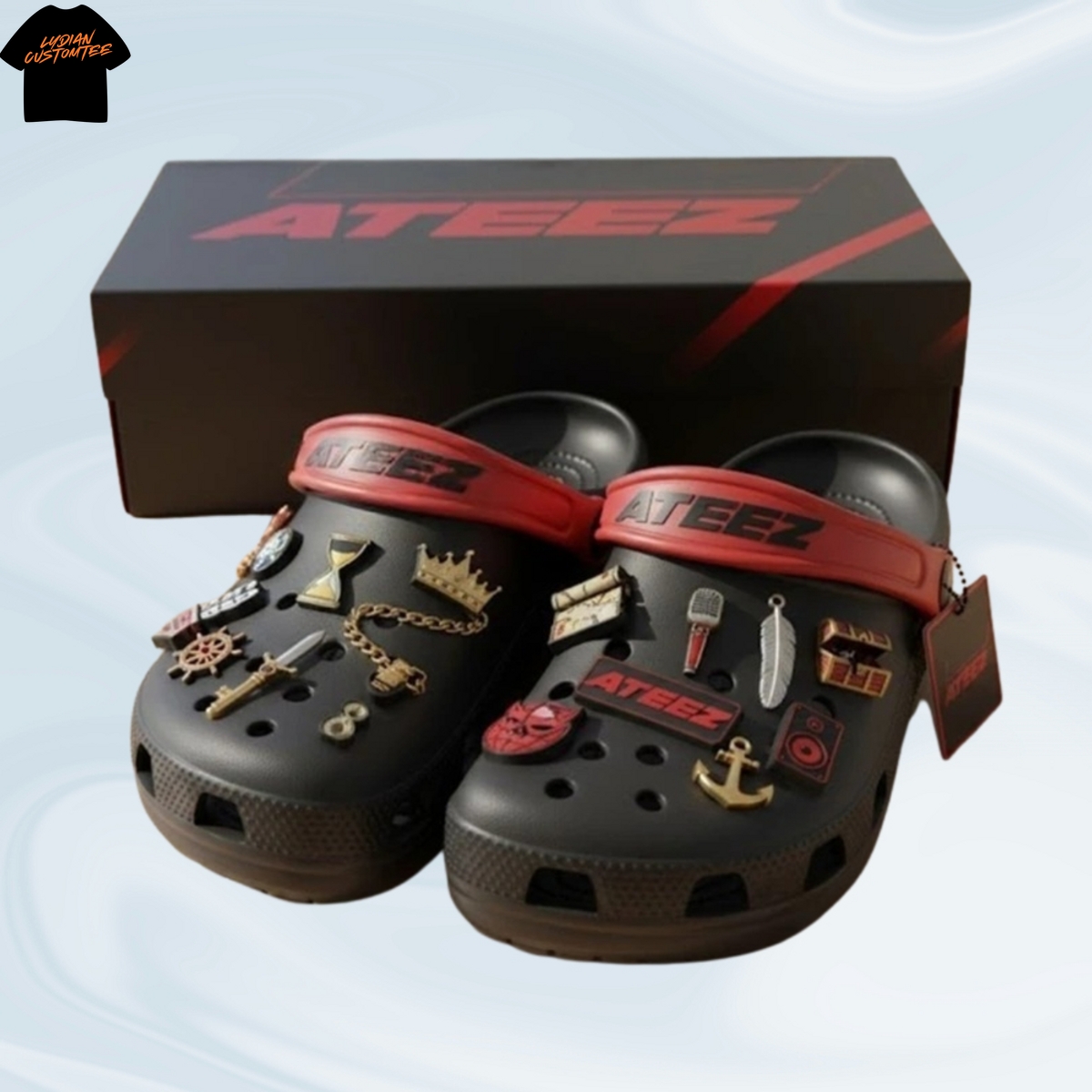 Ateez Band Crocs With Charms Ateez Band Crocs With Charms
