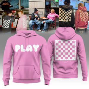 Ed Sheeran Play Tour Design Hoodie – Pink