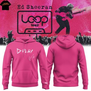 Ed Sheeran The Loop Tour Play Signature Design Hoodie