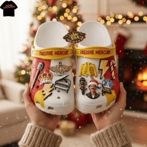 Freddie Mercury Crocs With Charms