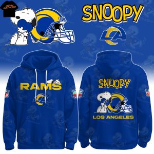 LA Rams Football x Snoopy Hoodie