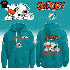 M Dolphins Football x Snoopy Hoodie