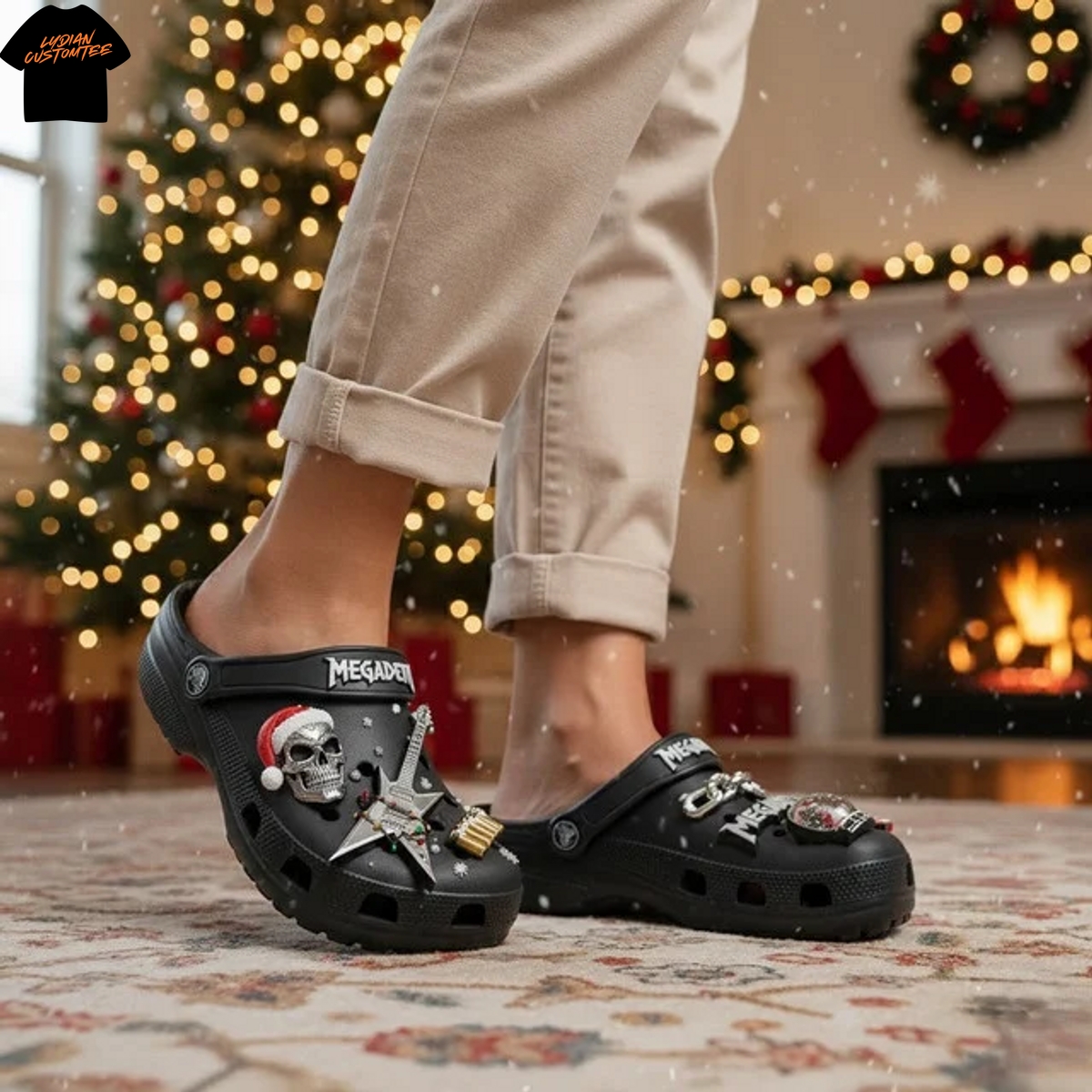 Megadeth Crocs With Charms Megadeth Crocs With Charms