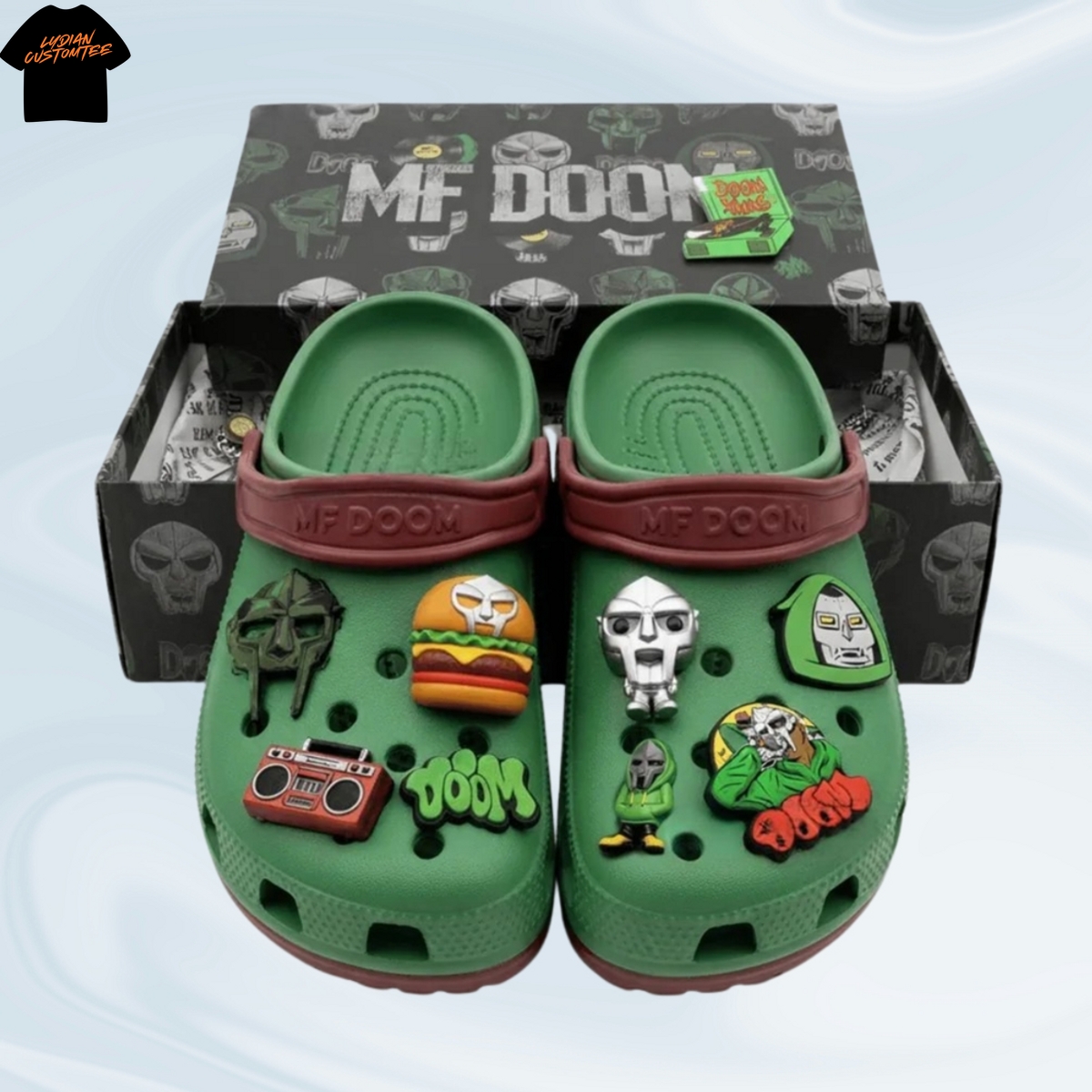 Mf Doom Crocs With Charms Mf Doom Crocs With Charms
