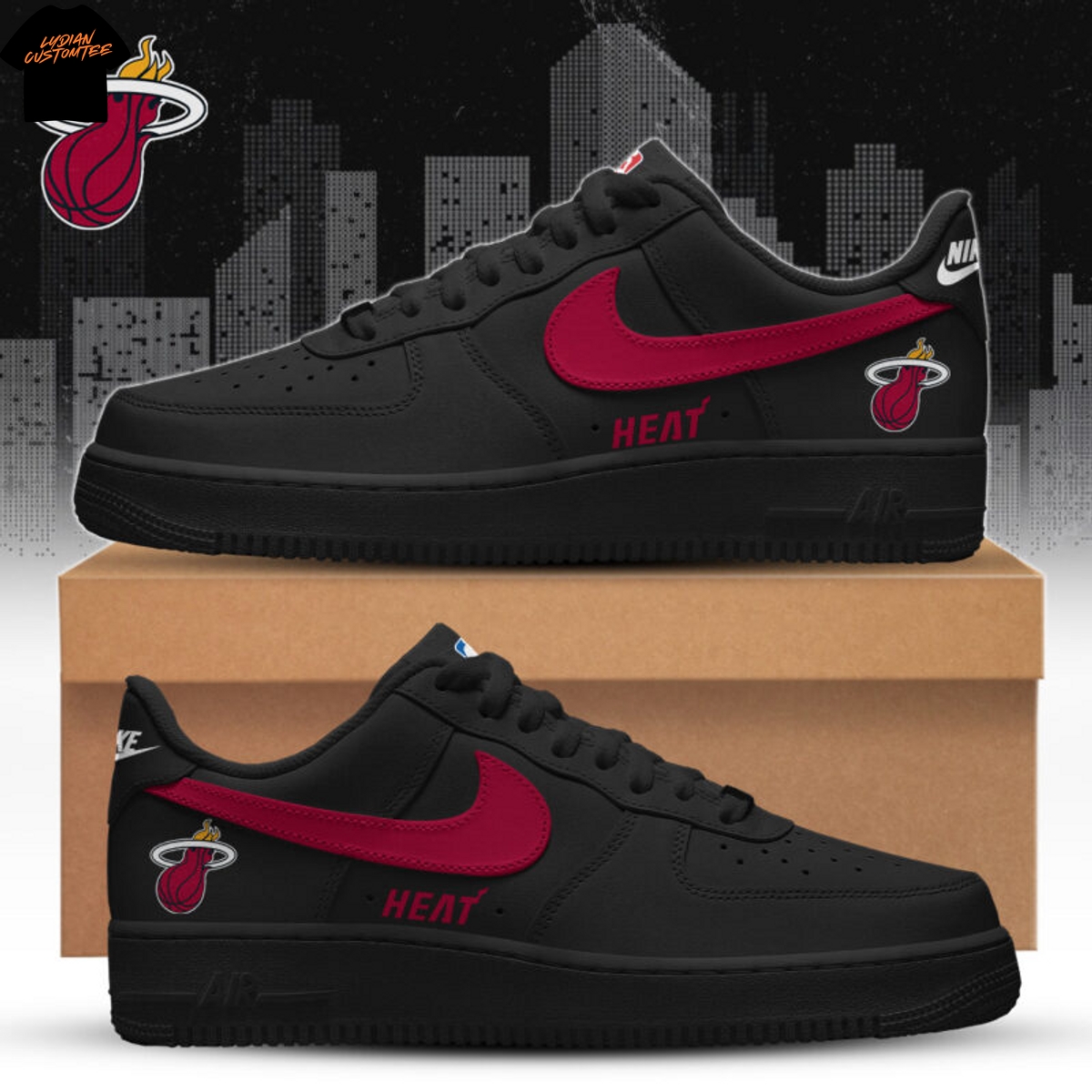 Miami Heat Blackout Air Force 1 Miami Heat Blackout Air Force 1