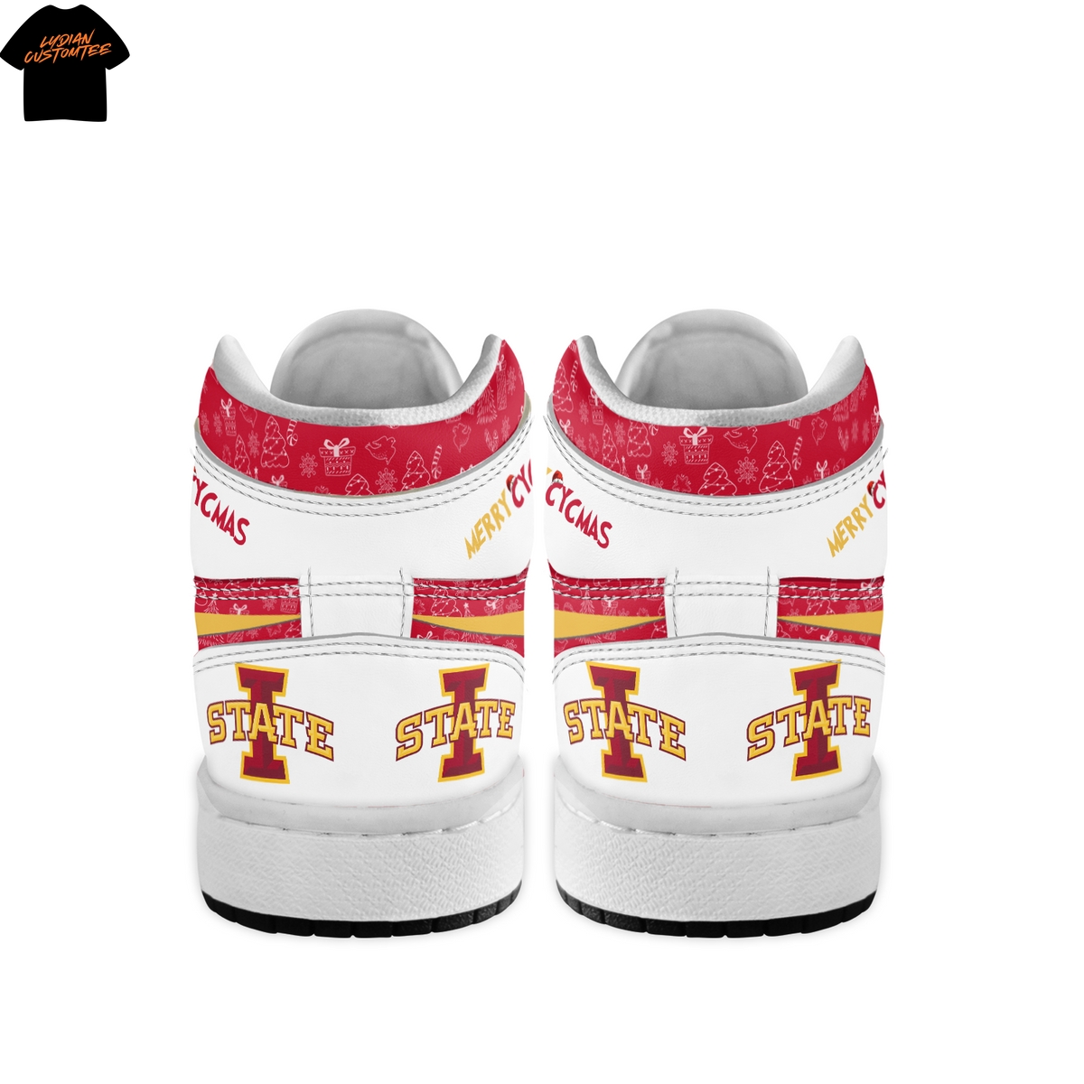 Personalized Iowa State Cyclones x The Grinch x Christmas Air Jordan 1 High Top Personalized Iowa State Cyclones x The Grinch x Christmas Air Jordan 1 High Top