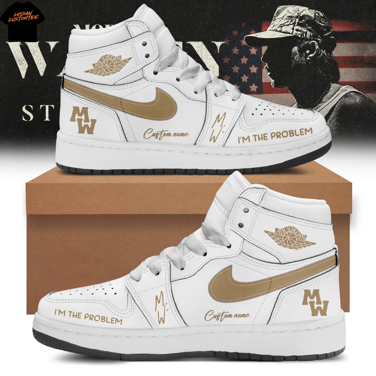 Personalized Morgan Wallen Still The Problem Tour Signature Air Jordan 1 High Top Personalized Morgan Wallen Still The Problem Tour Signature Air Jordan 1 High Top