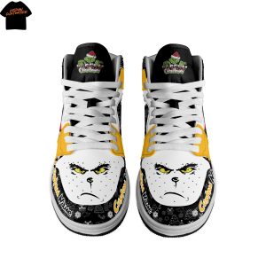 Personalized Pittsburgh Steelers x The Grinch x Christmas Air Jordan 1 High Top