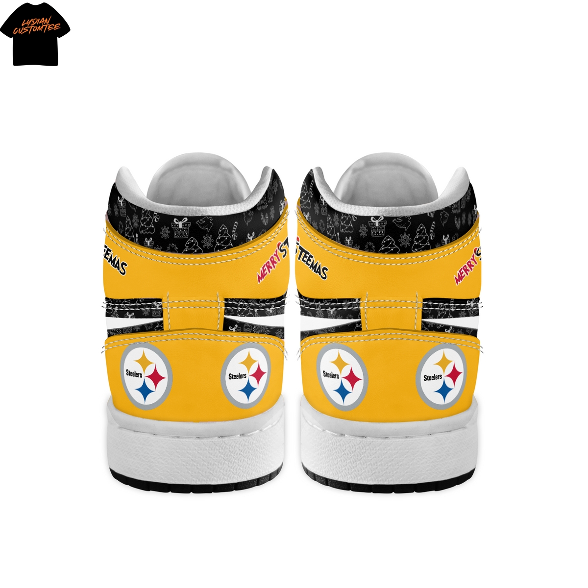 Personalized Pittsburgh Steelers x The Grinch x Christmas Air Jordan 1 High Top Personalized Pittsburgh Steelers x The Grinch x Christmas Air Jordan 1 High Top
