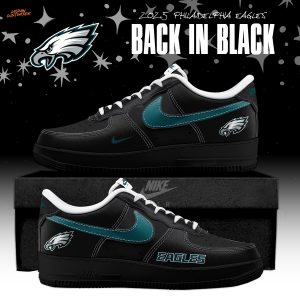 Philadelphia Eagles Back In Black 2025 Air Force 1