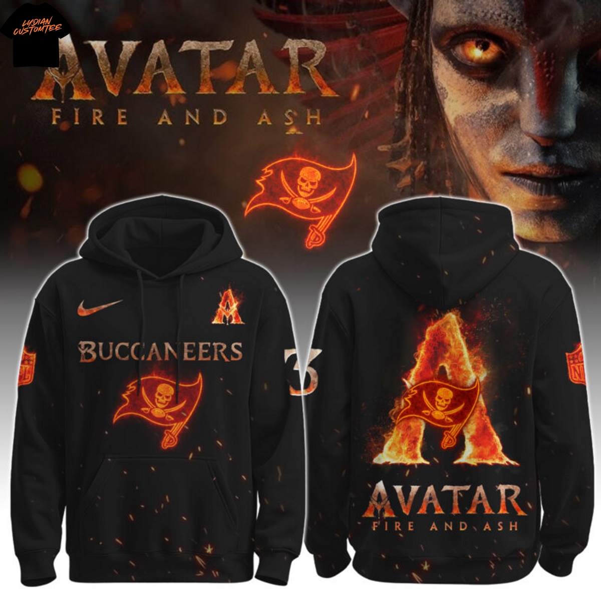 TB x Avatar Fire And Ash Hoodie TB x Avatar Fire And Ash Hoodie