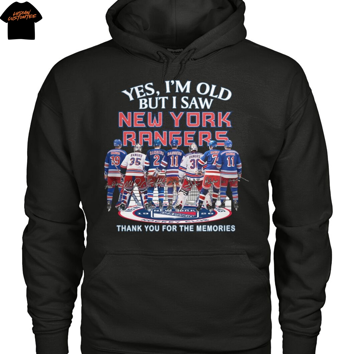 Yes Im Old But I Saw New York Rangers Signature Thank You For The Memories Unisex T-Shirt Yes Im Old But I Saw New York Rangers Signature Thank You For The Memories Unisex T-Shirt
