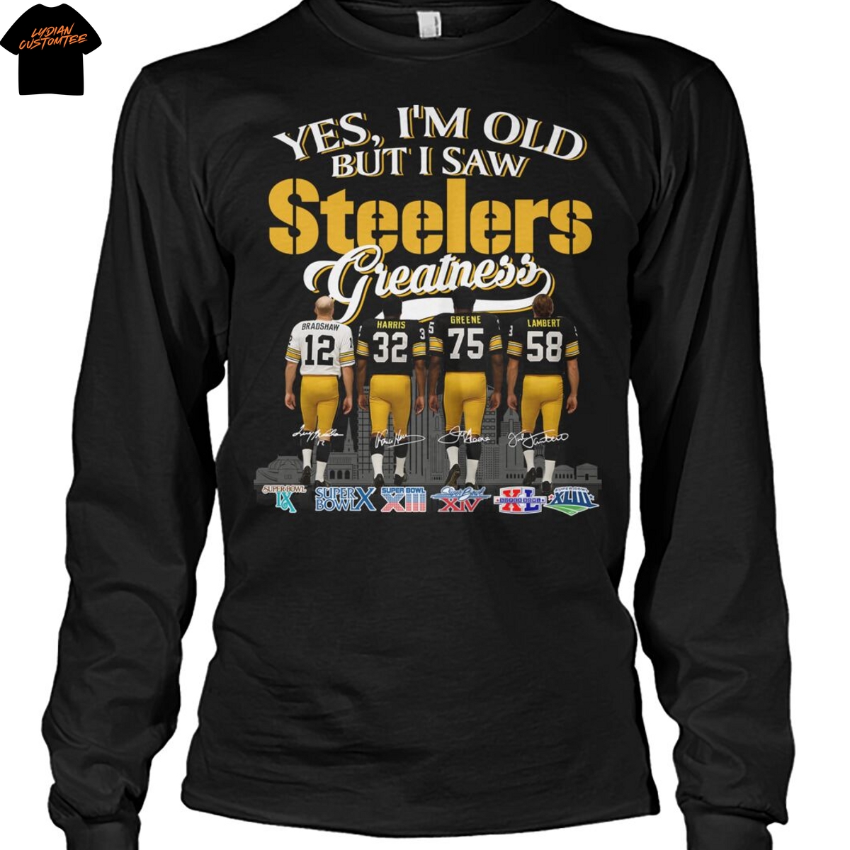 Yes Im Old But I Saw Pittsburgh Steelers Greatness Signature Unisex T-Shirt Yes Im Old But I Saw Pittsburgh Steelers Greatness Signature Unisex T-Shirt