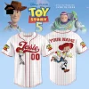 Disney Pixar Toy Story 5 Sheriff Woody Personalized Cow Print Baseball Jersey