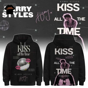 Harry Styles Kiss All The Time Limited Edition Graphic Hoodie Harry Styles Kiss All The Time Limited Edition Graphic Hoodie