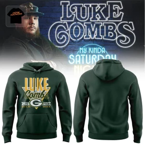 Luke Combs My Kinda Saturday Nights Lambeau Field 2026 Tour Hoodie