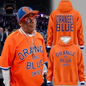 New York Knicks Orange and Blue Skies Special Edition Pullover Hoodie