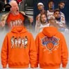 New York Knicks Orange Graphic Player Signatures Pullover Hoodie