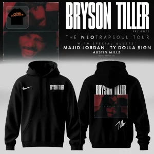 Bryson Tiller The Neo Trapsoul Tour Signature Graphic Pullover Hoodie