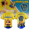 Miami Marlins Minions Limited Edition Custom Baseball Jersey Miami Marlins Minions Limited Edition Custom Baseball Jersey