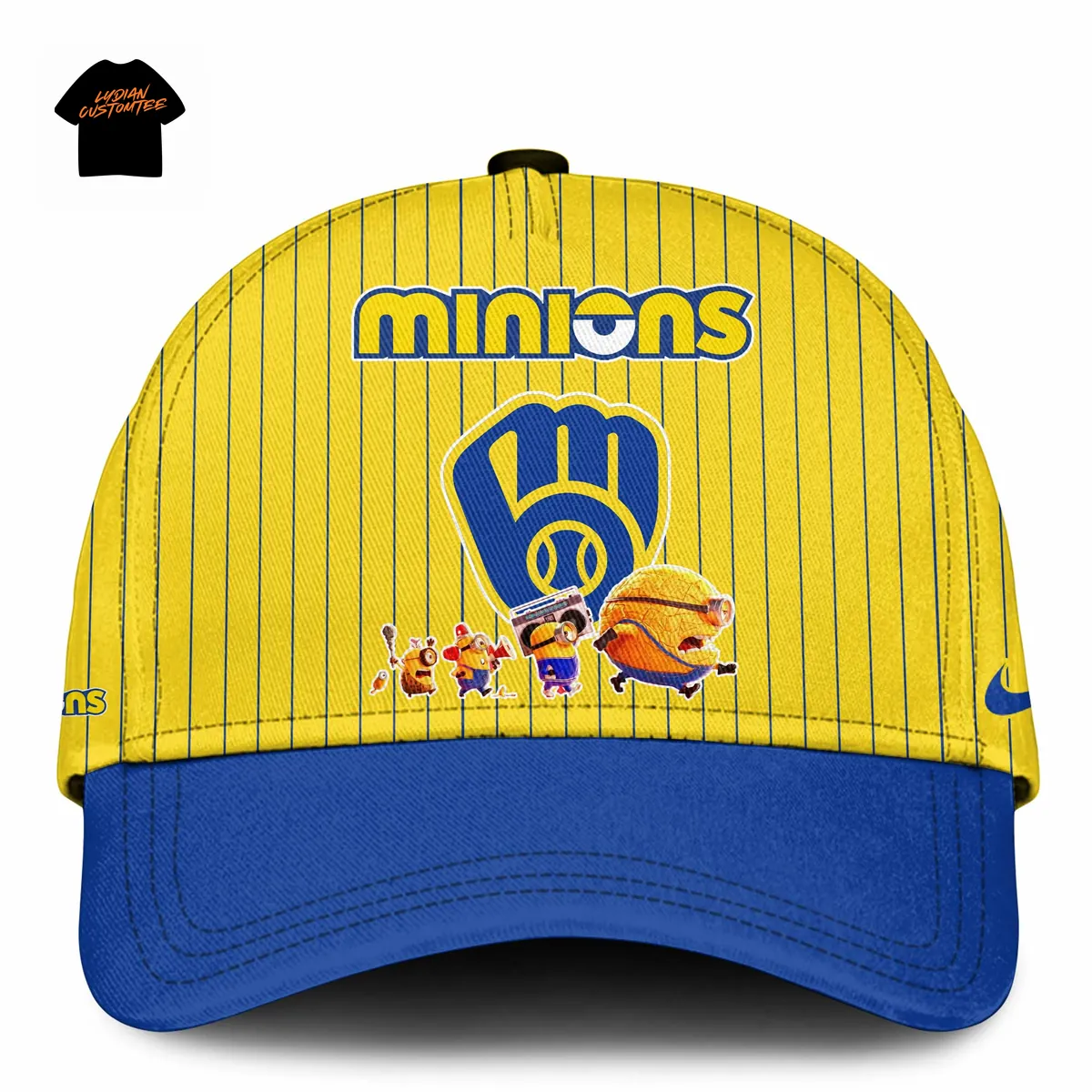 Milwaukee Brewers Minions Limited Edition Fan Baseball Jersey Milwaukee Brewers Minions Limited Edition Fan Baseball Jersey
