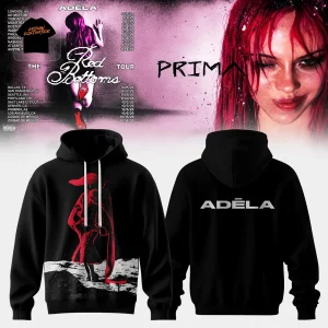 Adela The Red Bottoms Tour 2026 Concert Merch Graphic Pullover Hoodie