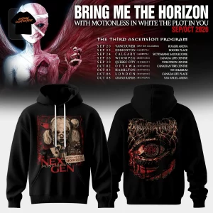 Bring Me The Horizon Post Human Nex Gen Tour 2026 Graphic Band Hoodie