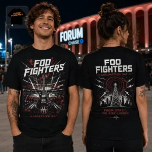 Foo Fighters Assumption Day Vintage Rock Band Graphic T-Shirt
