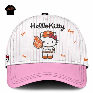 Hello Kitty San Francisco Giants Limited Edition Pink Pinstripe Baseball Jersey