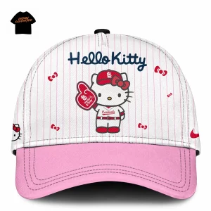 Hello Kitty St. Louis Cardinals Limited Edition Pink Pinstripe Baseball Jersey
