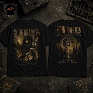 Soundgarden Assumption Day Vintage Grunge Double Sided Graphic 3D T-Shirt
