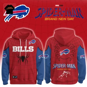 Buffalo Bills Spider-Man NFL Limited Edition Graphic Hoodie