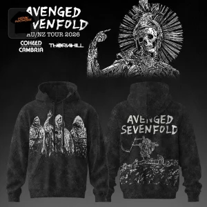 Avenged Sevenfold AUS/NZ Tour 2026 Hoodie