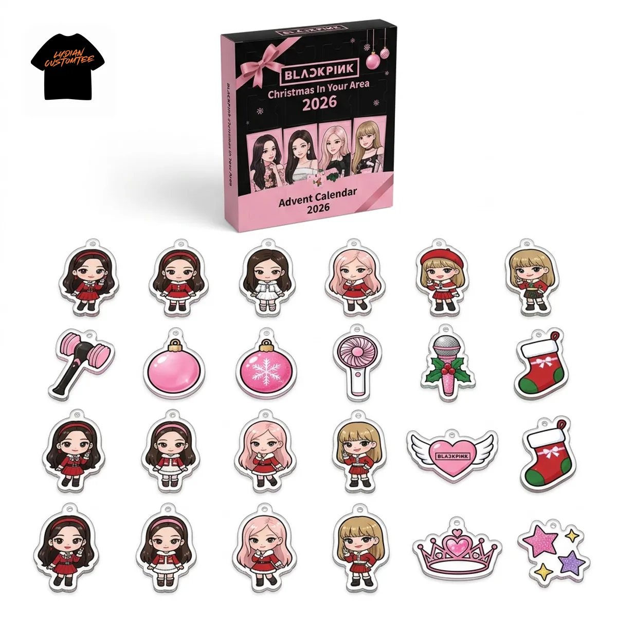 Blackpink Kpop Christmas In Your Area 2026 Cute Countdown Advent Calendar