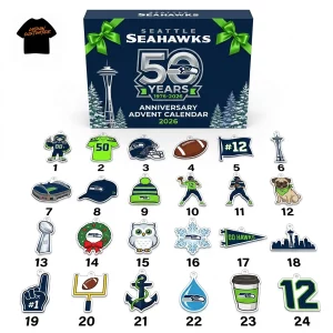 Seattle Seahawks 50th Anniversary Advent Calendar 2026