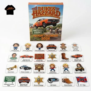 The Dukes Of Hazzard 2026 24 Days Christmas Countdown Advent Calendar